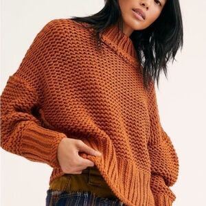 Free People My Only Sunshine chunky knit sweater